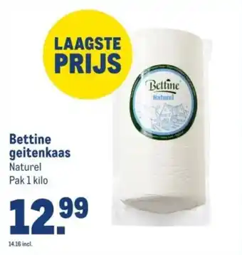 Makro Bettine geitenkaas aanbieding