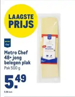 Makro Metro Chef 48+ jong belegen plak aanbieding