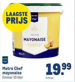 Makro Metro Chef mayonaise aanbieding