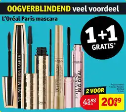 Kruidvat L'Oréal Paris mascara aanbieding