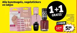 Kruidvat Alle kunstnagels, nagelstickers en lakjes aanbieding