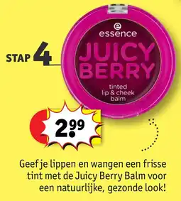 Kruidvat Essence Juicy Berry aanbieding