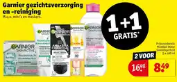 Kruidvat Garnier gezichtsverzorging en reiniging aanbieding