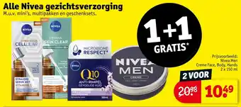 Kruidvat Alle Nivea gezichtsverzorging aanbieding