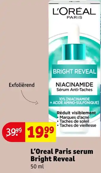 Kruidvat L'Oreal Paris serum Bright Reveal aanbieding