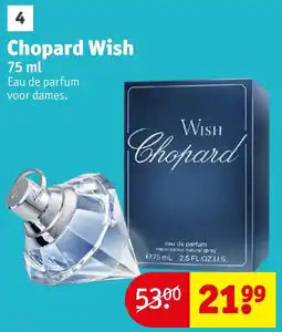 Kruidvat Chopard Wish aanbieding