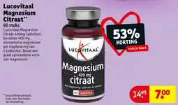 Kruidvat Lucovitaal Magnesium Citraat aanbieding