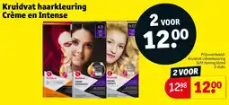 Kruidvat Kruidvat haarkleuring Crème en Intense aanbieding