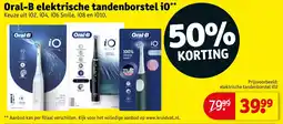 Kruidvat Oral B elektrische tandenborstel i0 aanbieding