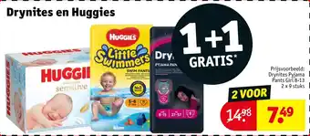 Kruidvat Drynites en Huggies aanbieding