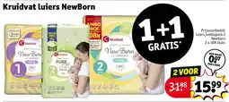 Kruidvat Kruidvat luiers NewBorn aanbieding