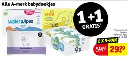 Kruidvat Alle A merk babydoekjes aanbieding