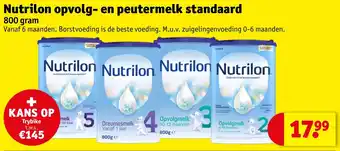 Kruidvat Nutrilon opvolg en peutermelk standaard aanbieding