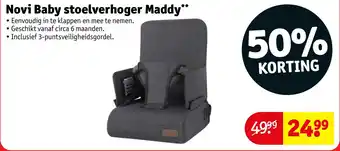 Kruidvat Novi Baby stoelverhoger Maddy aanbieding