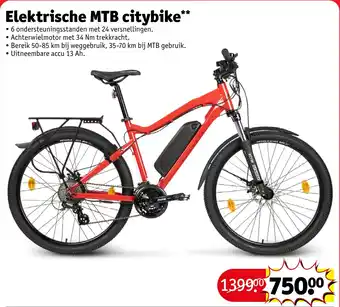Kruidvat Elektrische MTB citybike aanbieding