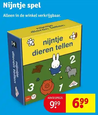 Kruidvat Nijntje spel aanbieding