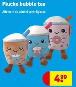 Kruidvat Pluche bubble tea aanbieding