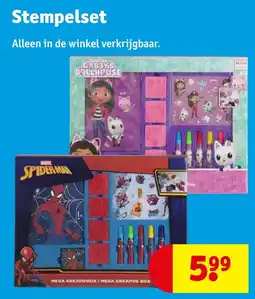 Kruidvat Stempelset aanbieding