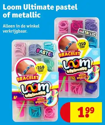 Kruidvat Loom Ultimate pastel of metallic aanbieding