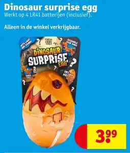 Kruidvat Dinosaur surprise egg aanbieding