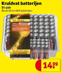 Kruidvat Kruidvat batterijen aanbieding