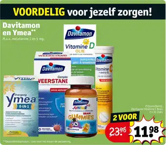 Kruidvat Davitamon en Ymea aanbieding