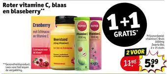 Kruidvat Roter vitamine C, blaas en blaseberry aanbieding