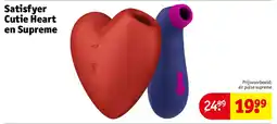 Kruidvat Satisfyer Cutie Heart en Supreme aanbieding