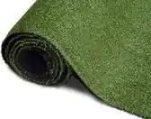 Bol.com Tapiso Pure Green Kunstgras Groen 6mm Balkon Tuin Terras Grastapijt Maat- 200x100 aanbieding