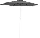 Bol.com Kingsleeve Parasol Ø300cm - UV-bescherming 50+ Slinger - Antraciet aanbieding