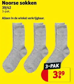 Kruidvat Noorse sokken aanbieding