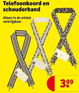 Kruidvat Telefoonkoord en schouderband aanbieding