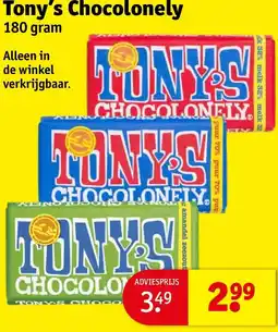 Kruidvat Tony's Chocolonely aanbieding