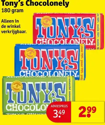 Kruidvat Tony's Chocolonely aanbieding