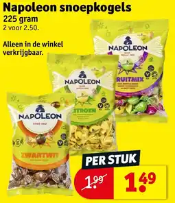 Kruidvat Napoleon snoepkogels aanbieding