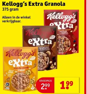 Kruidvat Kellogg's Extra Granola aanbieding