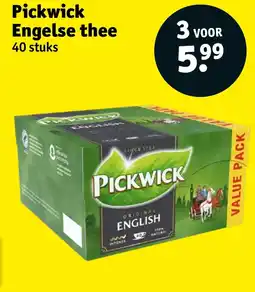 Kruidvat Pickwick Engelse thee aanbieding