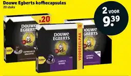 Kruidvat Douwe Egberts koffiecapsules aanbieding