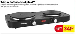 Kruidvat Tristar dubbele kookplaat aanbieding