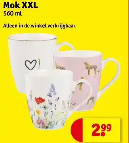 Kruidvat Mok XXL aanbieding