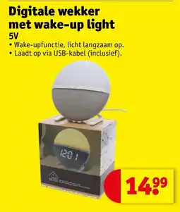 Kruidvat Digitale wekker met wake-up light aanbieding