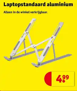 Kruidvat Laptopstandaard aluminium aanbieding