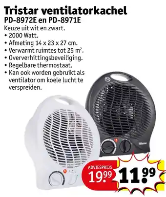 Kruidvat Tristar ventilatorkachel aanbieding