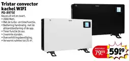 Kruidvat Tristar convector kachel WIFI aanbieding