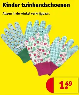 Kruidvat Kinder tuinhandschoenen aanbieding