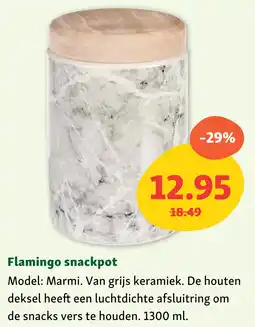 Maxi Zoo Flamingo snackpot aanbieding