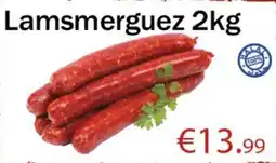 Tanger Markt Lamsmerguez aanbieding