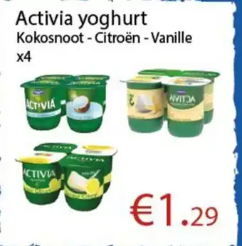 Tanger Markt Activia yoghurt aanbieding