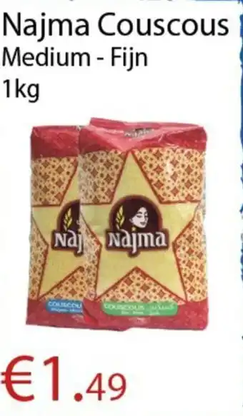 Tanger Markt Najma Couscous aanbieding