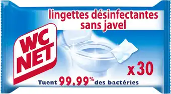 Amazon WC Net Lingettes Désinfectantes x 30 Lot de 4 aanbieding